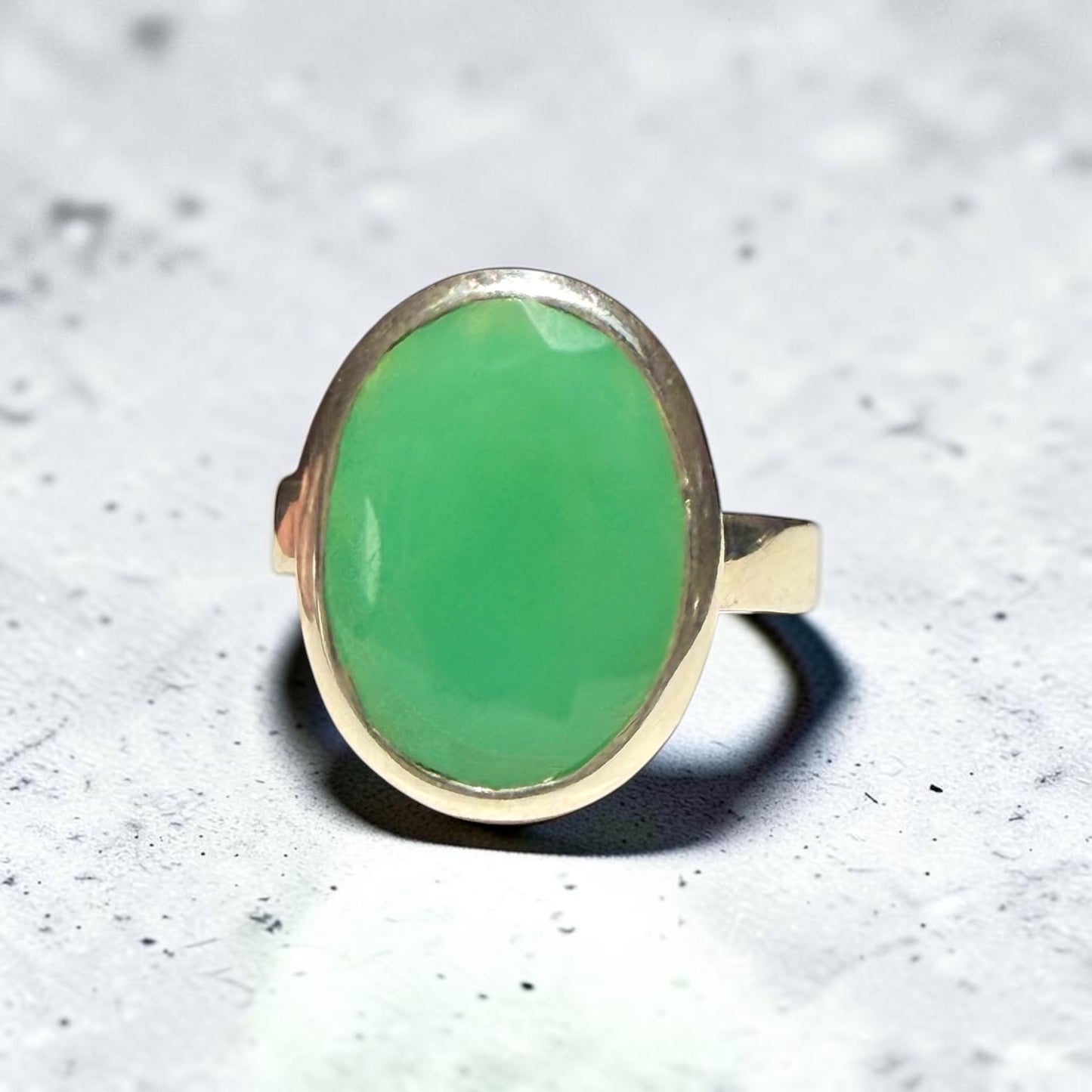 Oval Cut Chrysoprase
