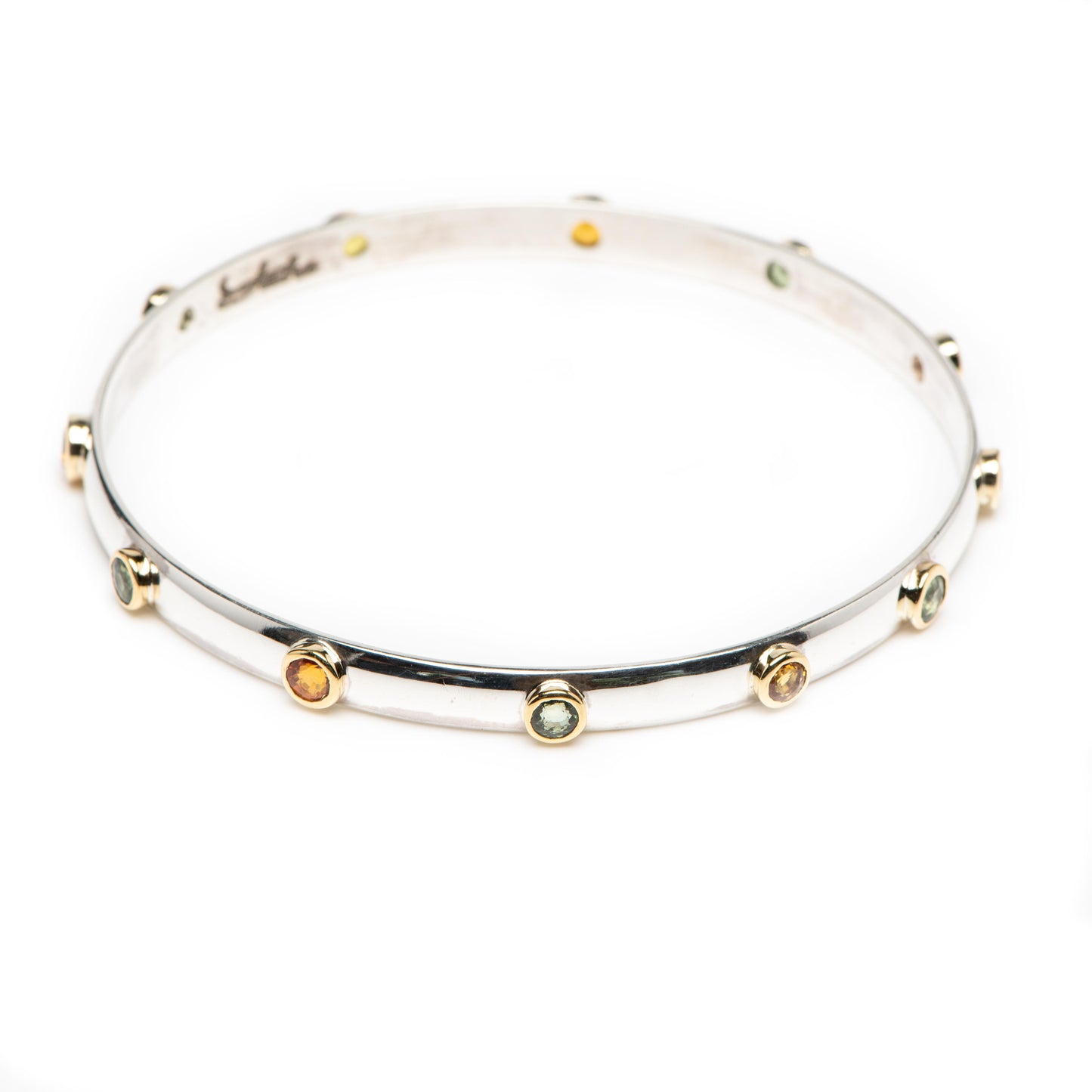 Joie in Green and Yellow Sapphire-sold