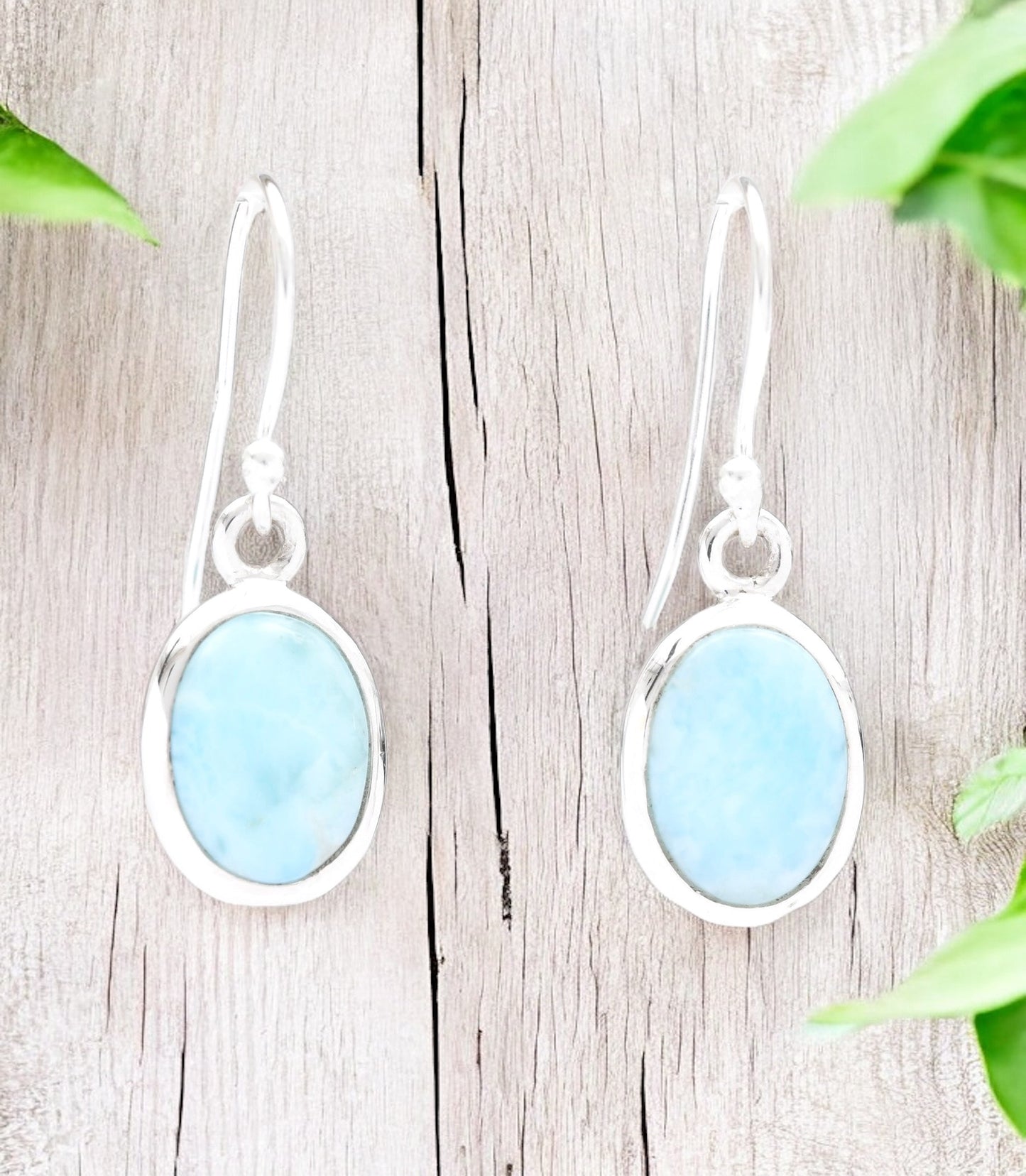 Drop larimar dangles