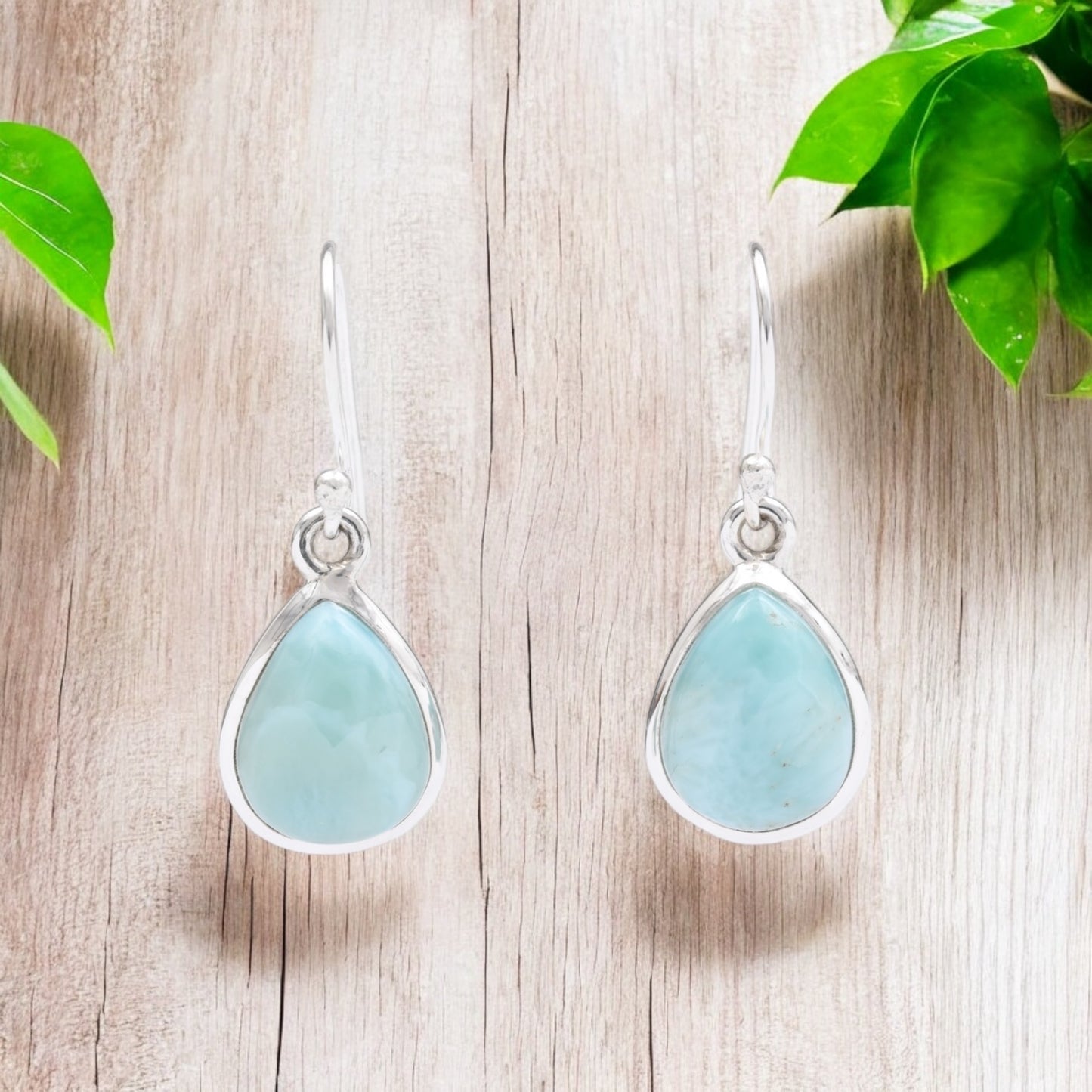 Drop larimar dangles