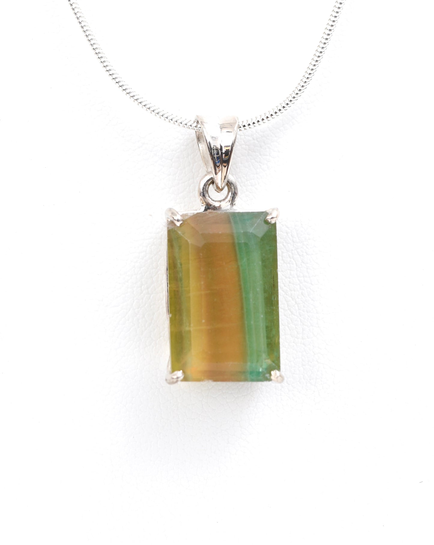 Multi Color Emerald Cut Fluorite