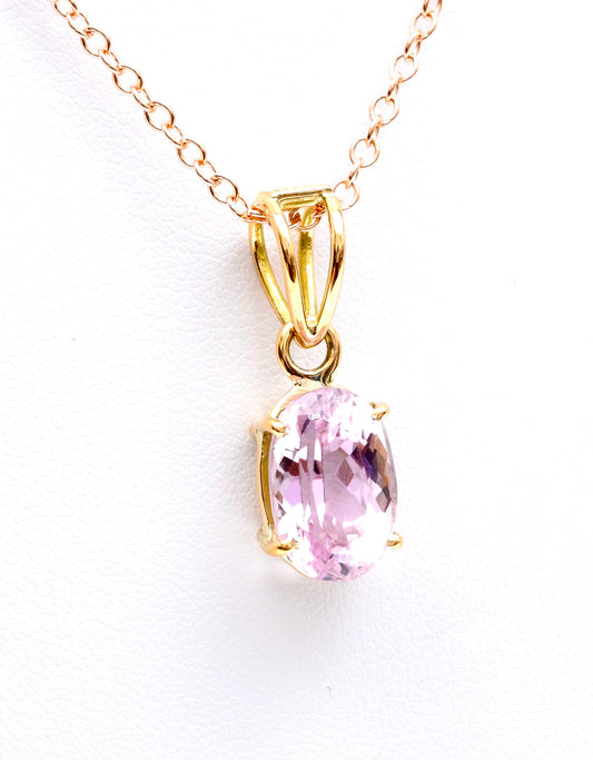 Oval Cut 18k Kunzite-Sold