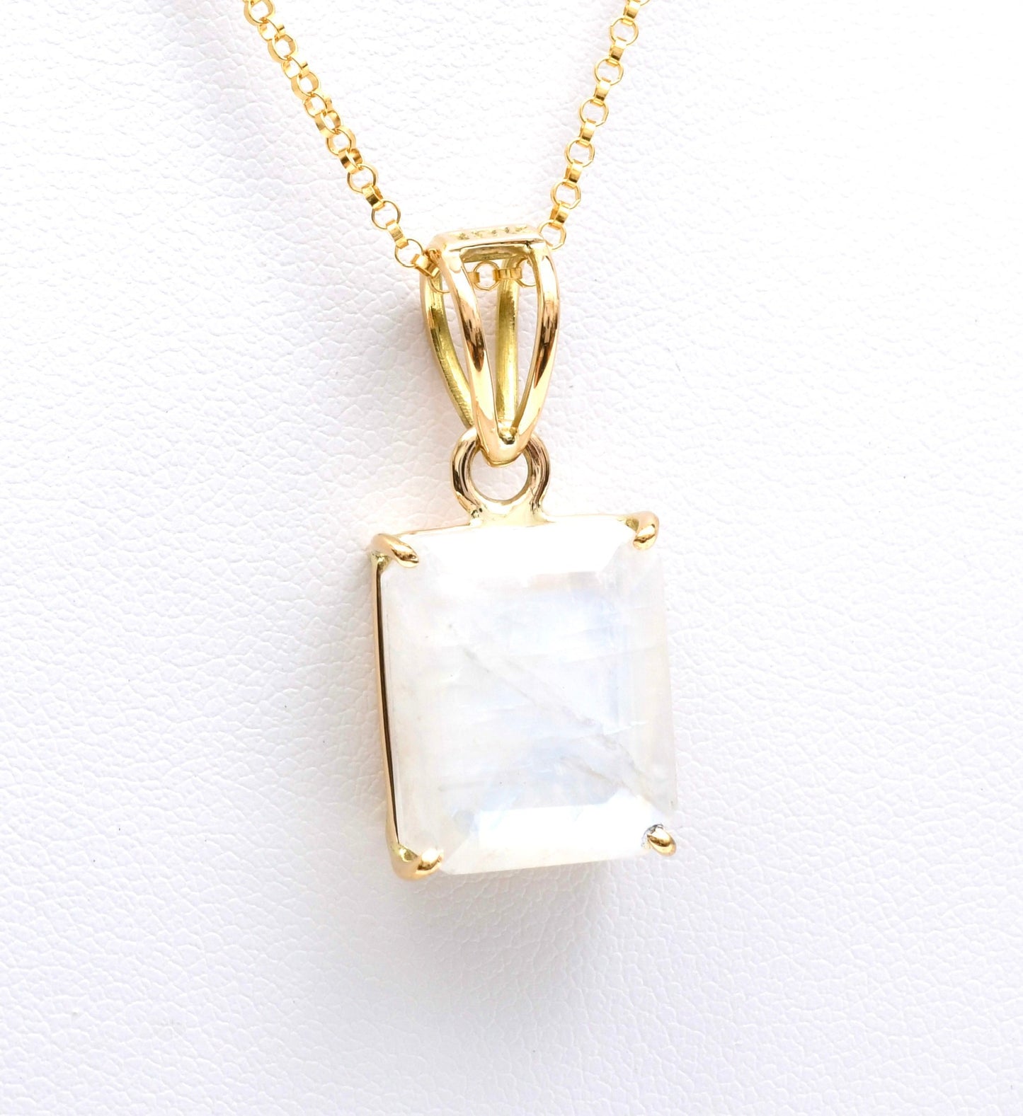 Modern Gold Cut Moonstone-Sold