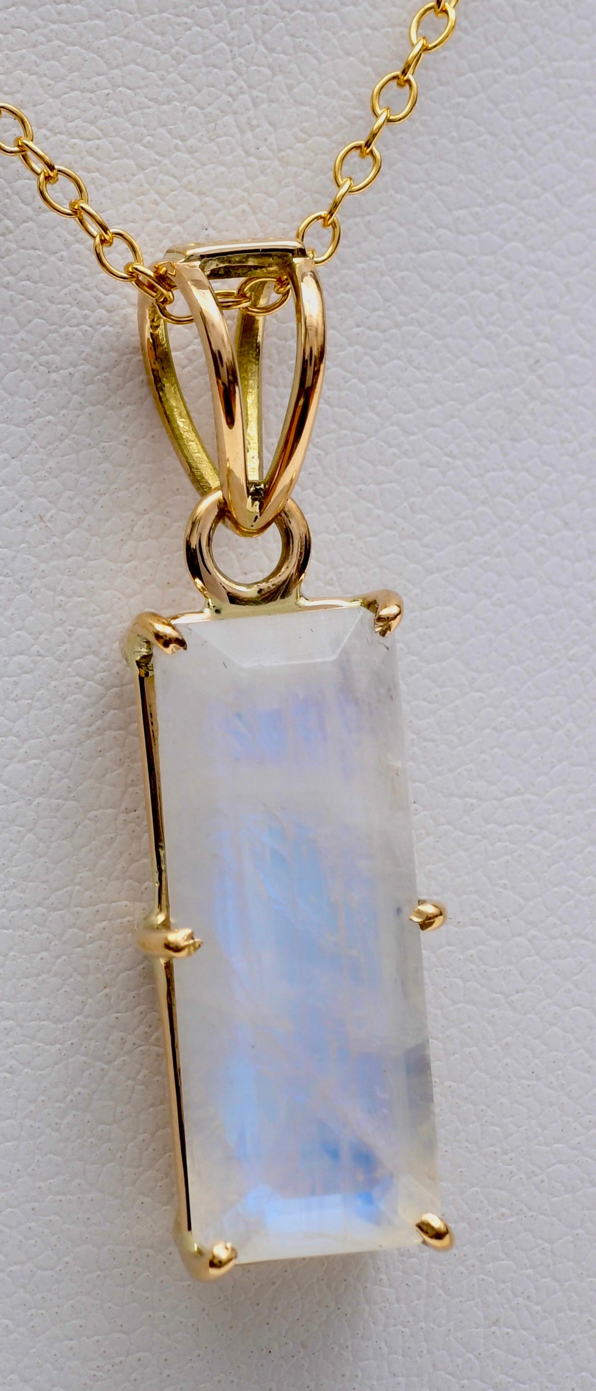 Modern Gold Cut Moonstone-Sold