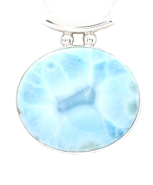 East West Oval Larimar Statement