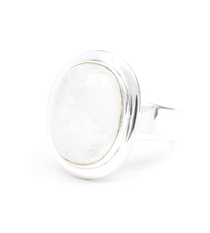 Oval Statement Moonstone Ring