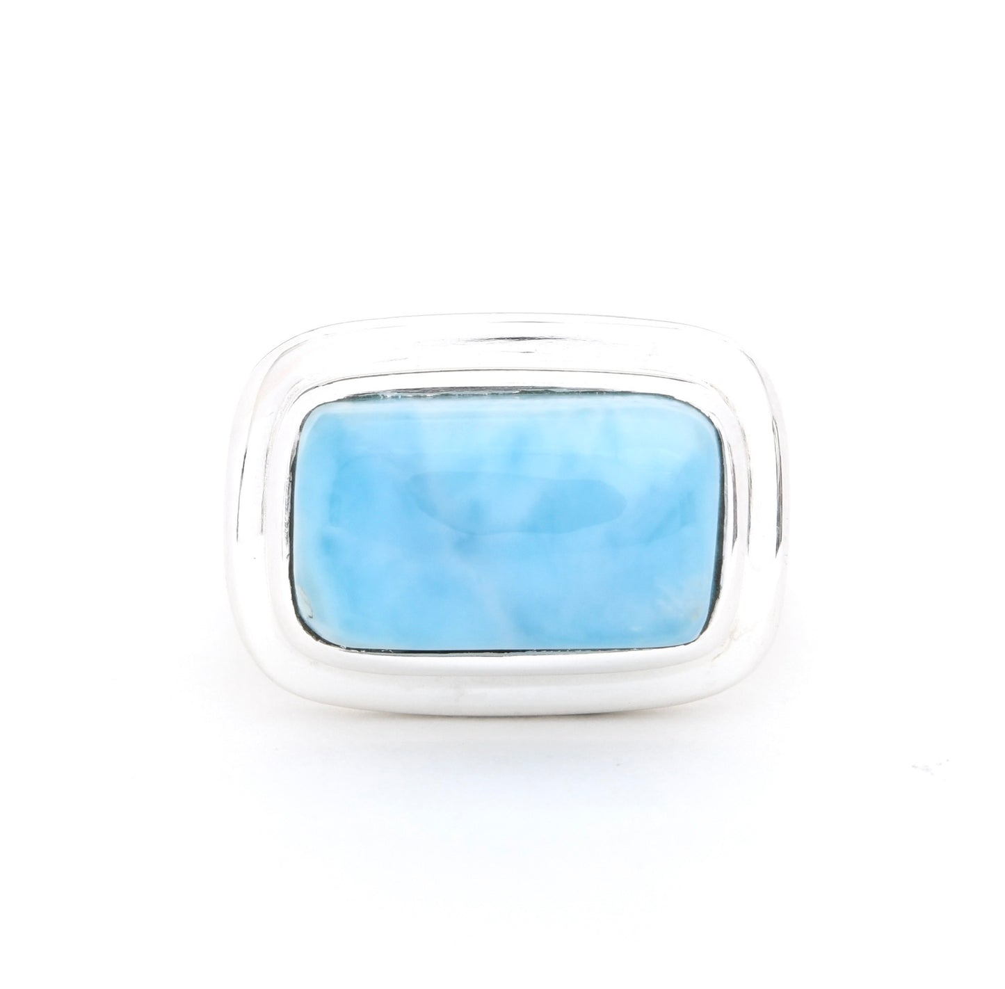 East West Modern Statement Larimar Ring