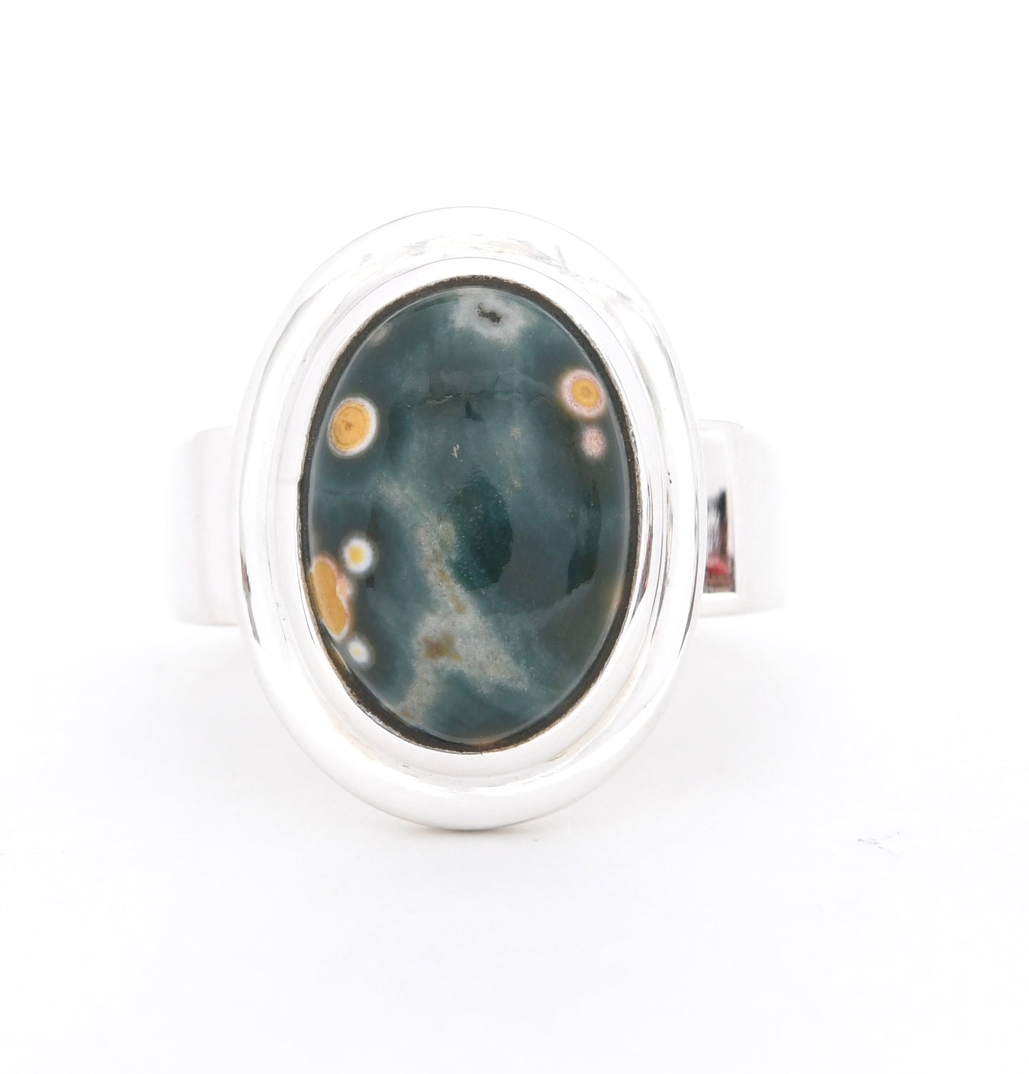 Coral Accented Ocean Jasper