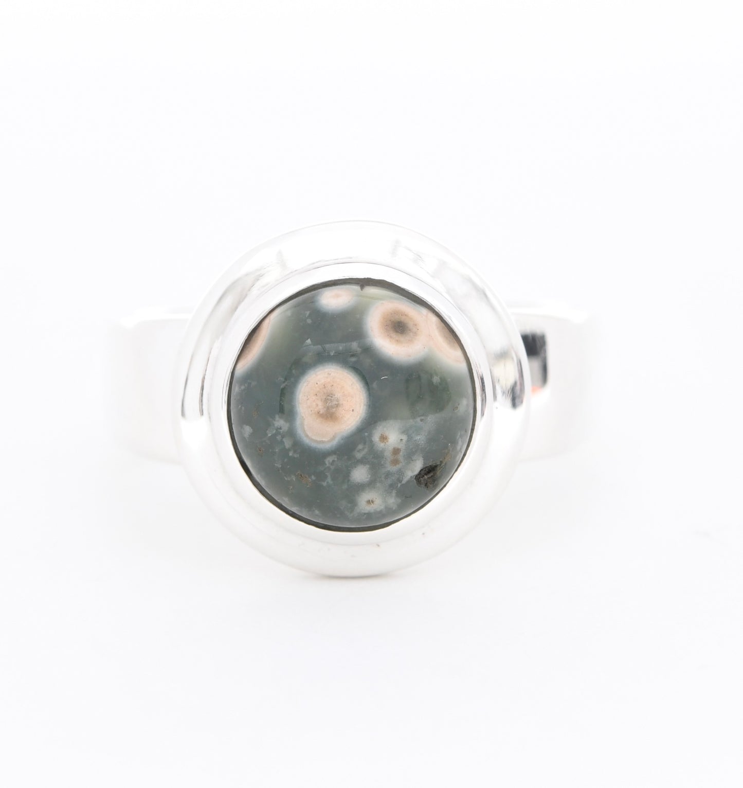 Coral Accented Ocean Jasper