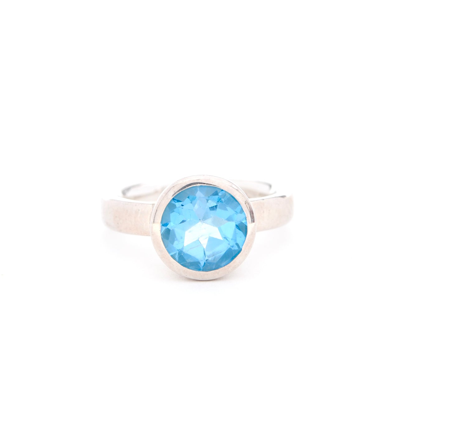 Round Cut Blue Topaz