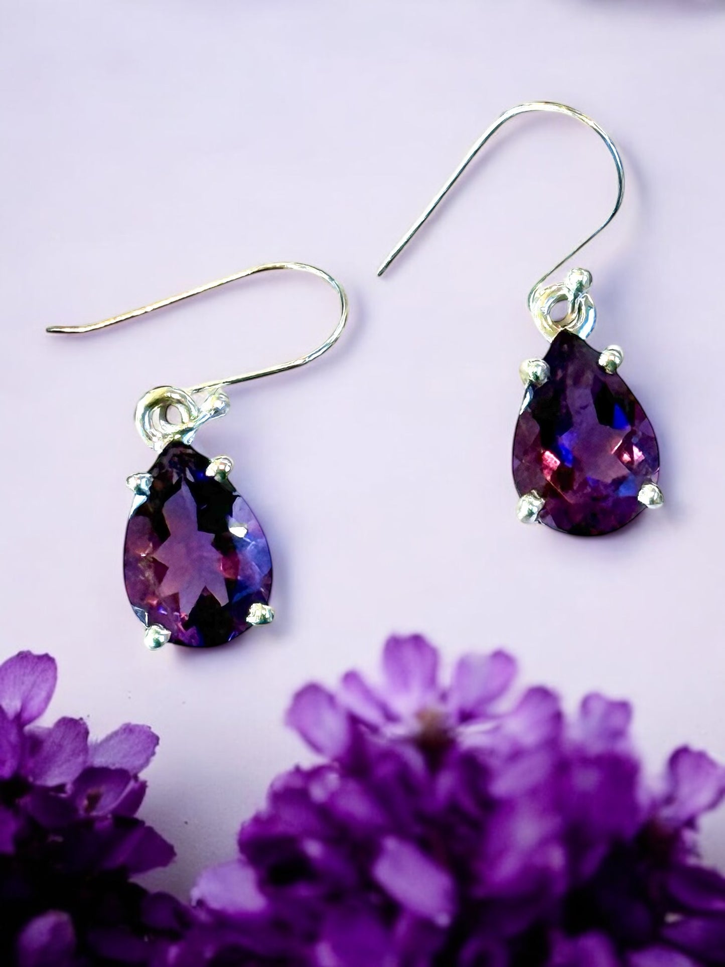 Amethyst Drop Earrings