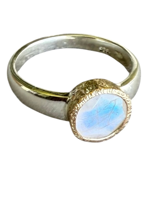 Silver & Gold Moonstone