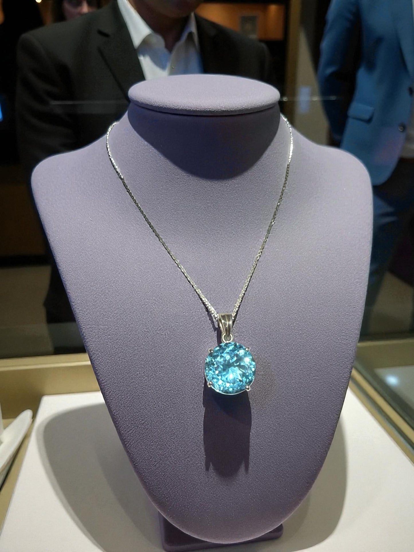 Blue Topaz Round Princess