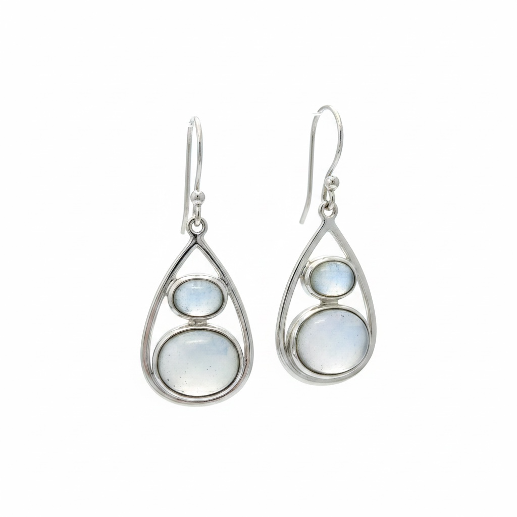 Aqua Incandescence Earrings