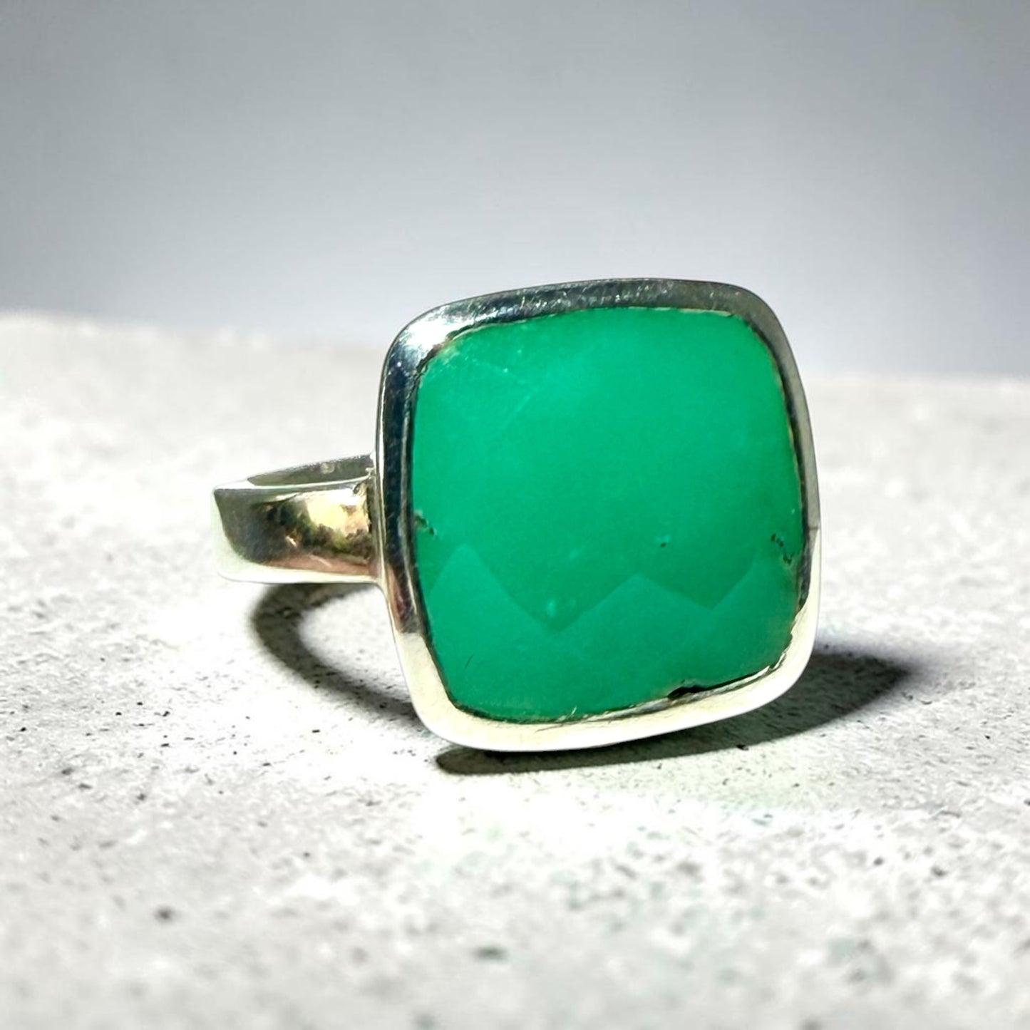 Cushion Cut Chrysoprase