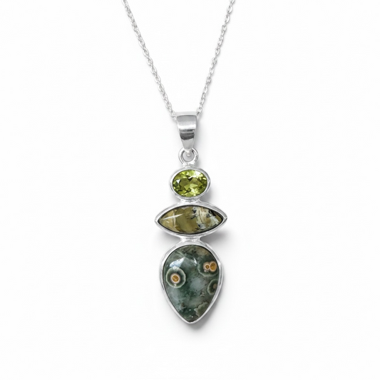 Peridot Opal Trinity