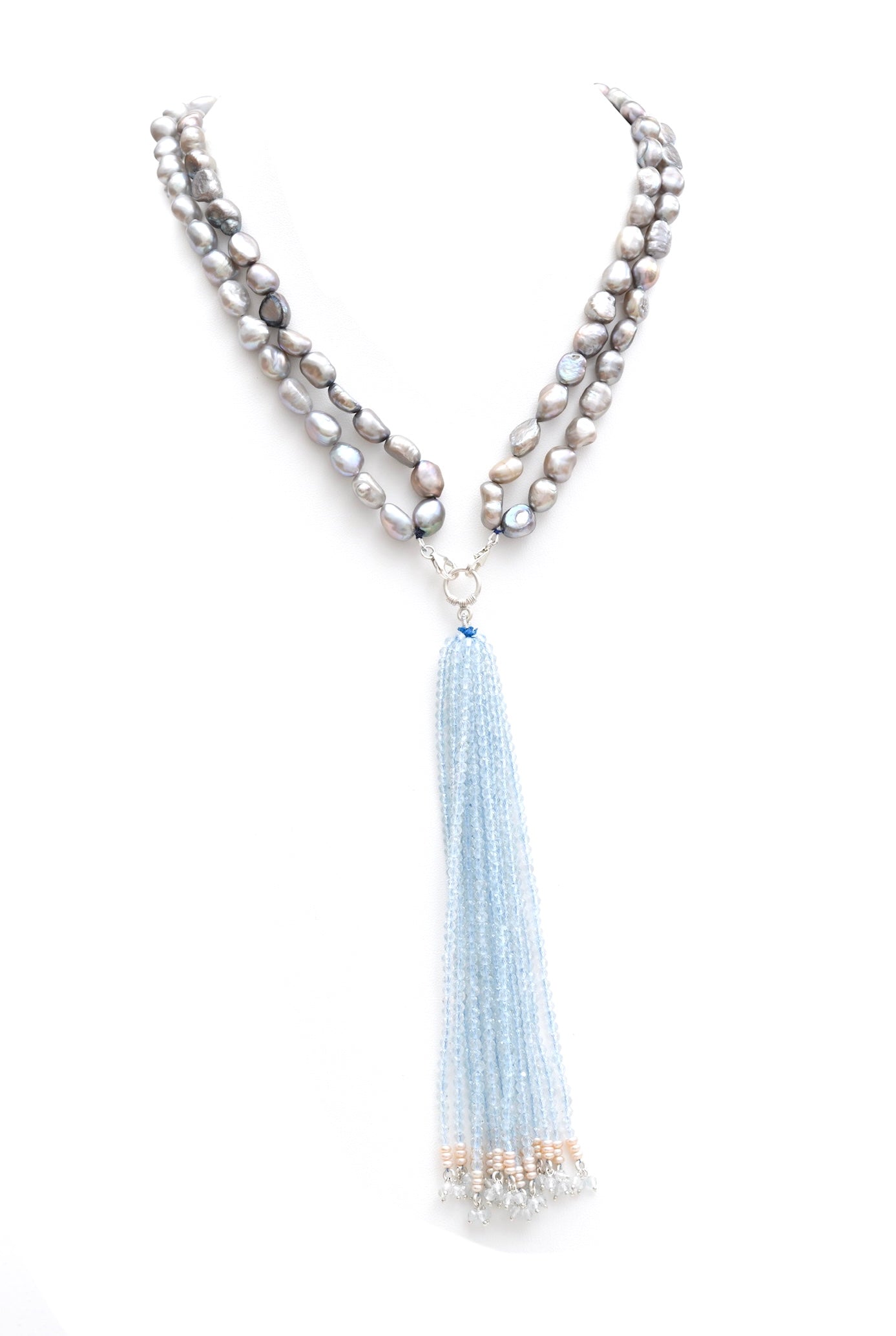 Yasha Tassel Larimar Blue Topaz-Sold