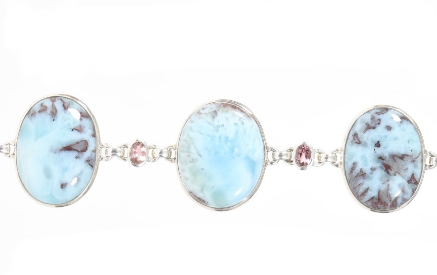 Larimar Rose Bracelet