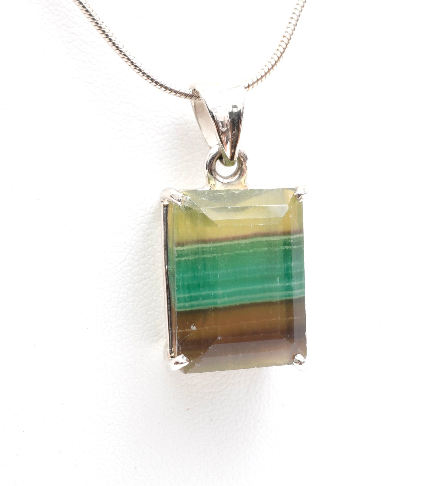 Multi Color Emerald Cut Fluorite