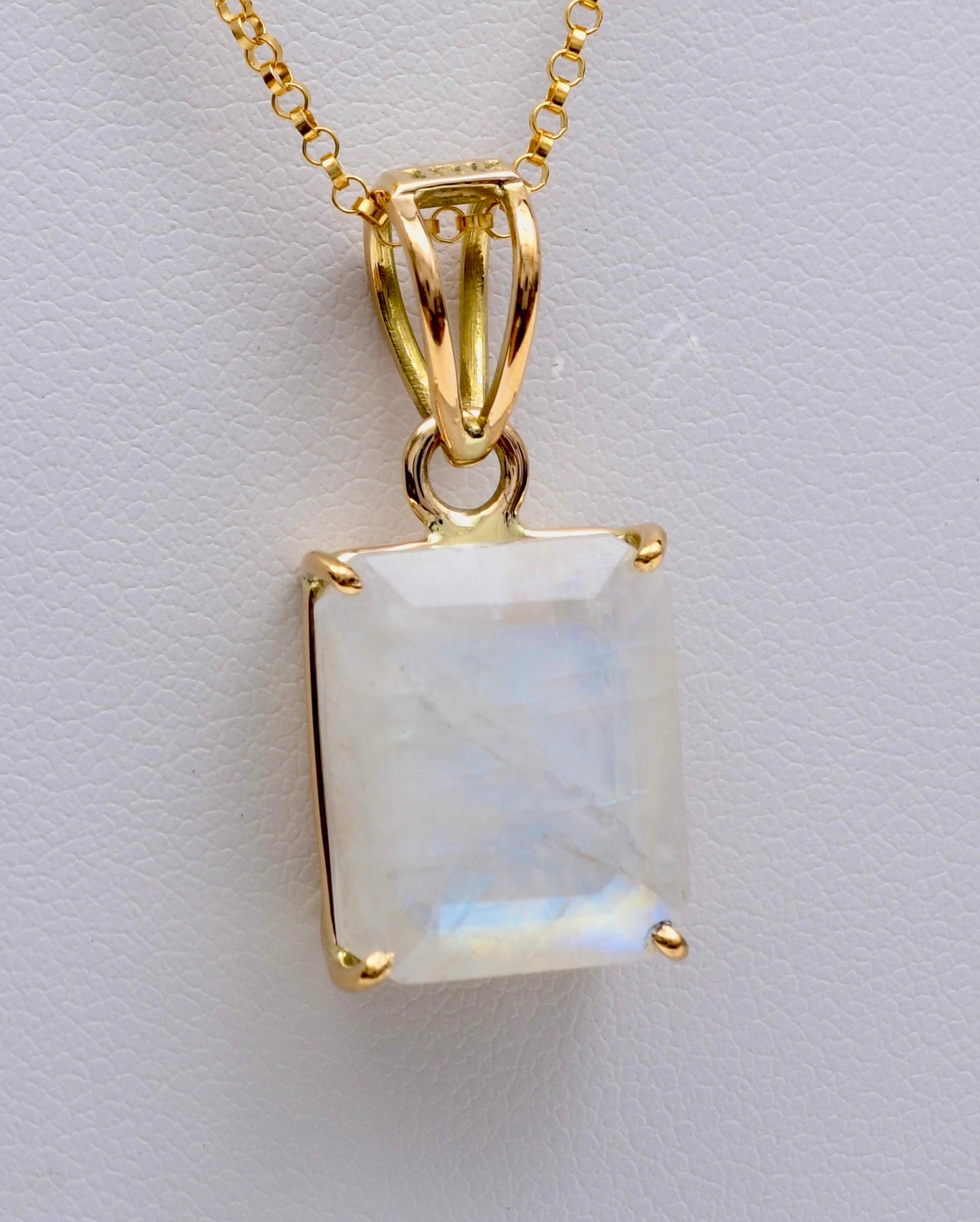 Modern Gold Cut Moonstone-Sold