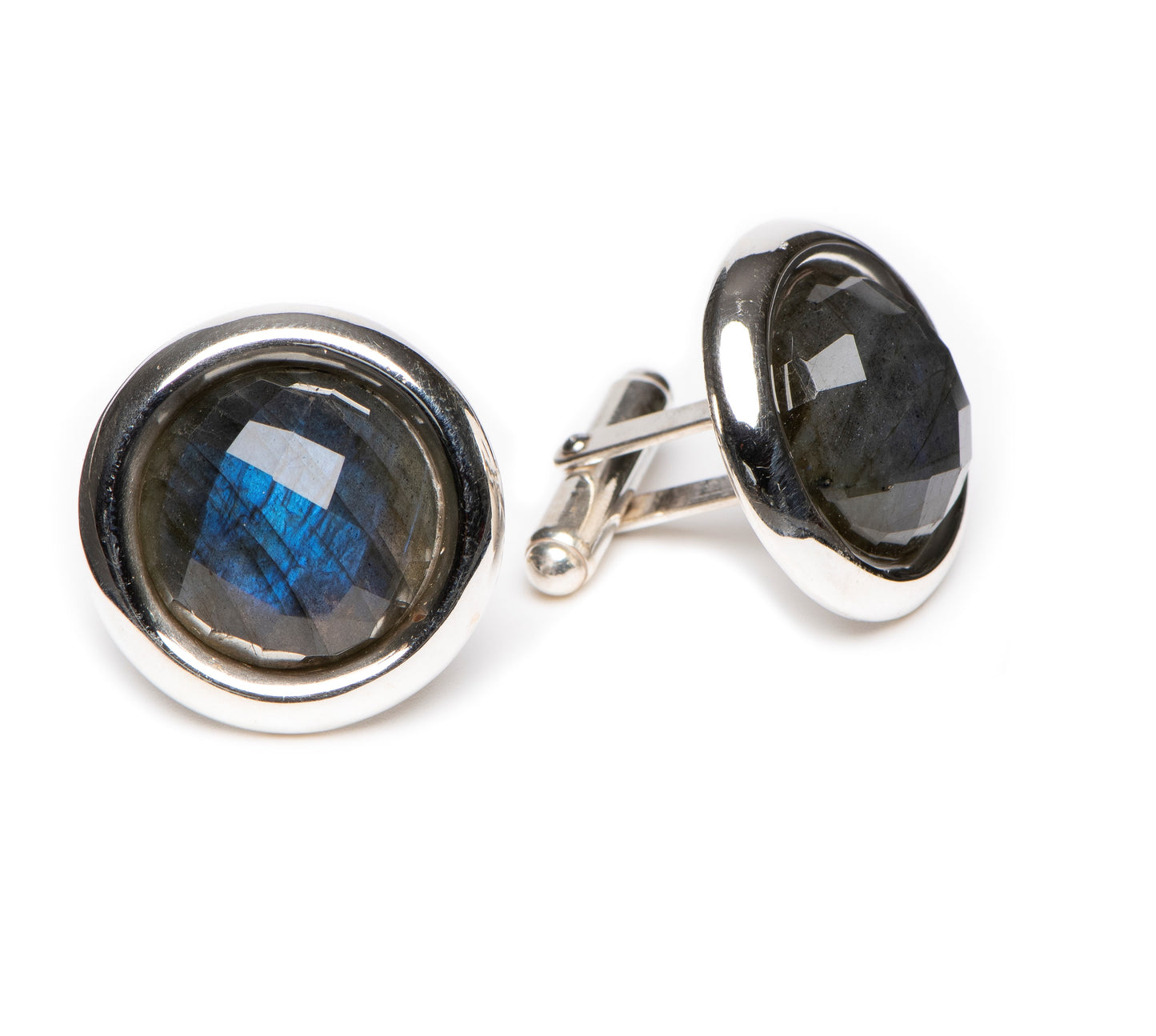 Round Faceted 20mm Labradorite