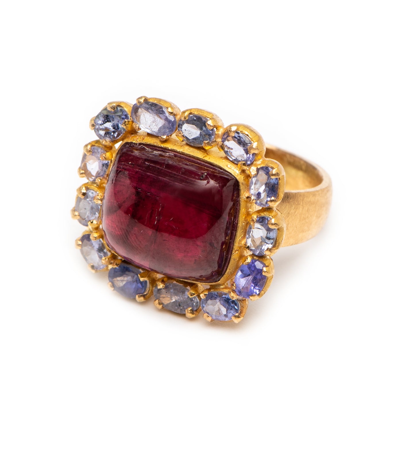 22K Artisans' Rubelite Ring