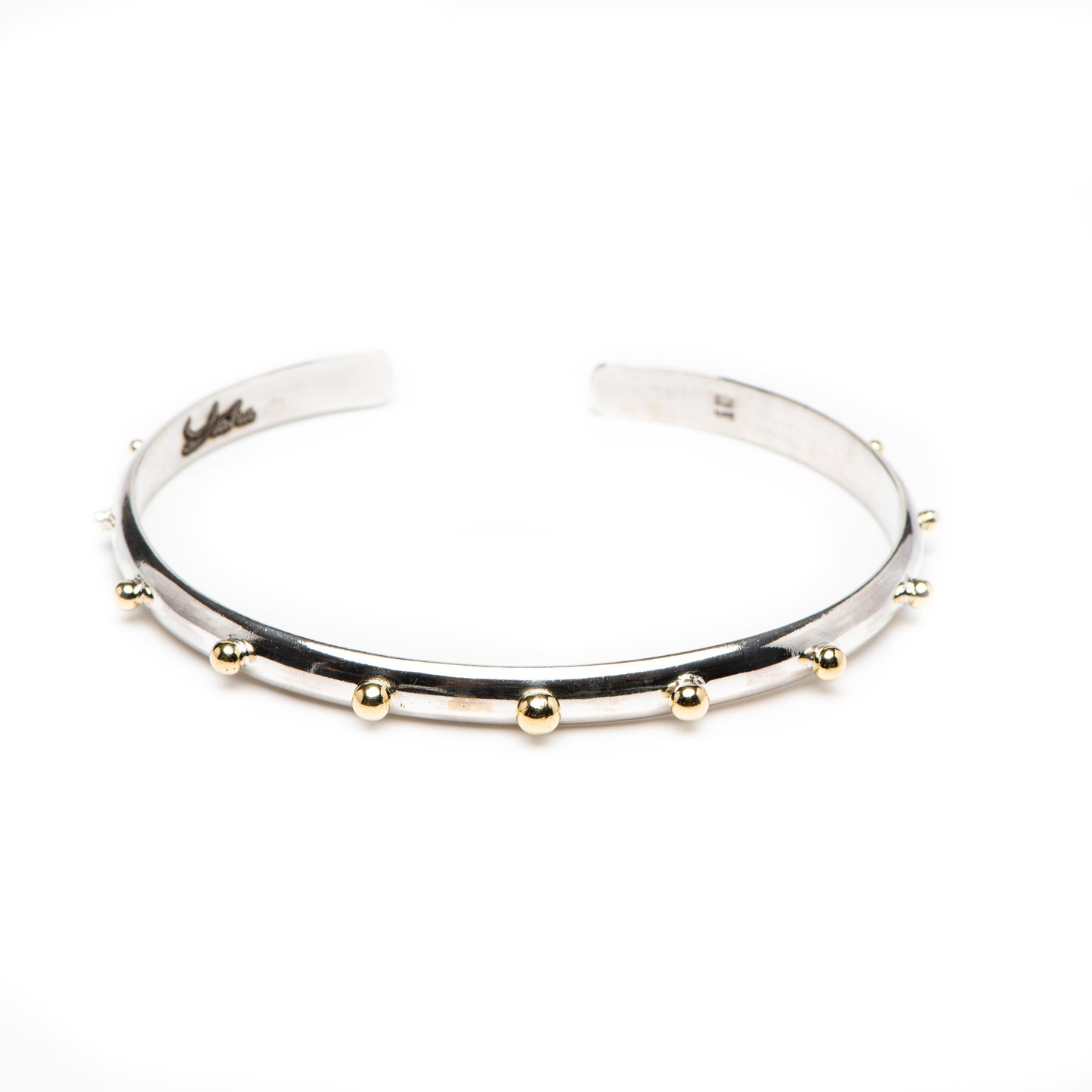 Grande Gold Studded Cuff