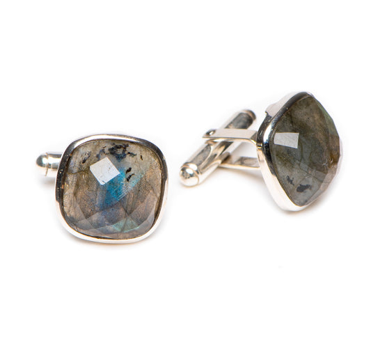 Square Faceted Labradorite